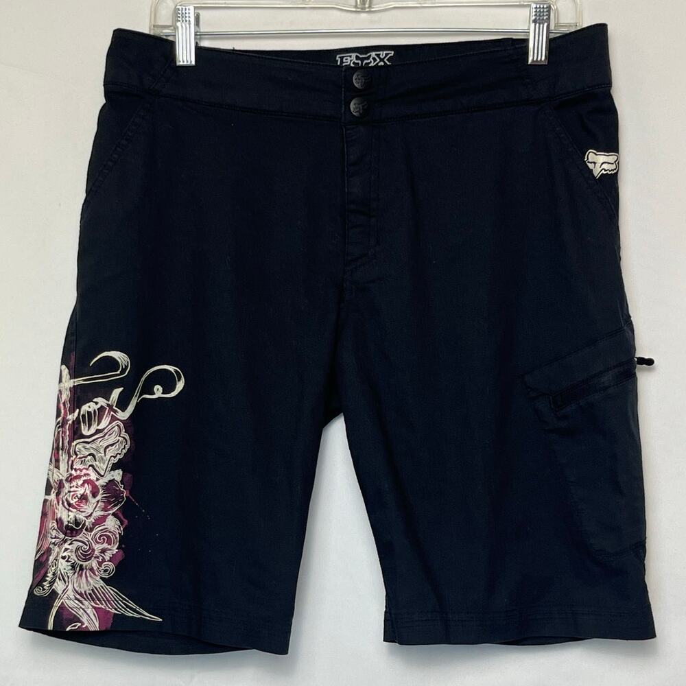 Fox Racing Men’s Size 34 Black Ranger MTB Bike Shorts Cycling Mountain Biking